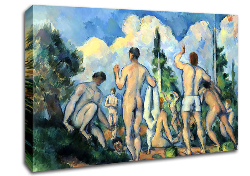 Cezanne Bathers 2 Canvas Wall Art