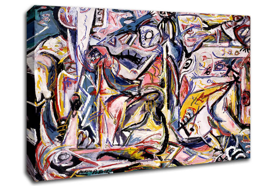 Jackson Pollack Circumcision Canvas Wall Art