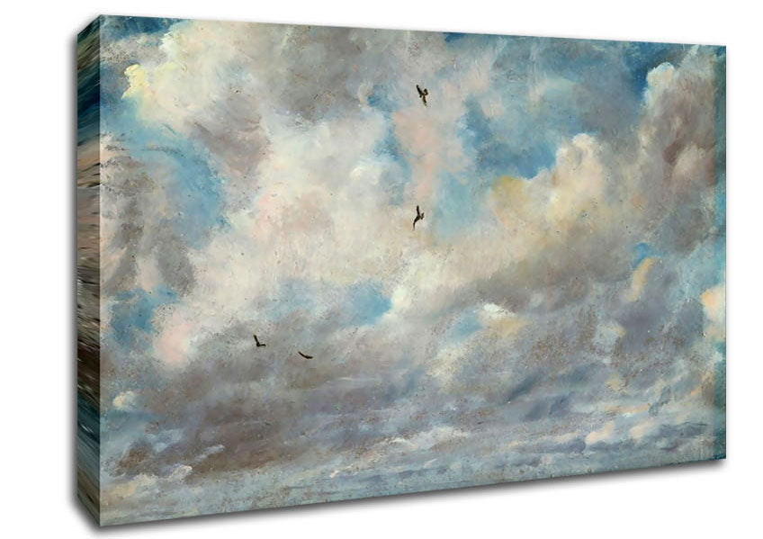 Constable Cloud Study Canvas Wall Art