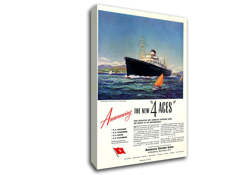 Cunard Line Canvas Wall Art