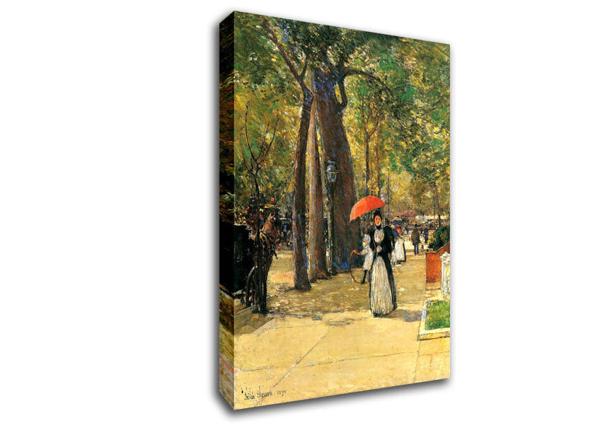Hassam Die Fifth Avenue Beim Washington Square Canvas Wall Art