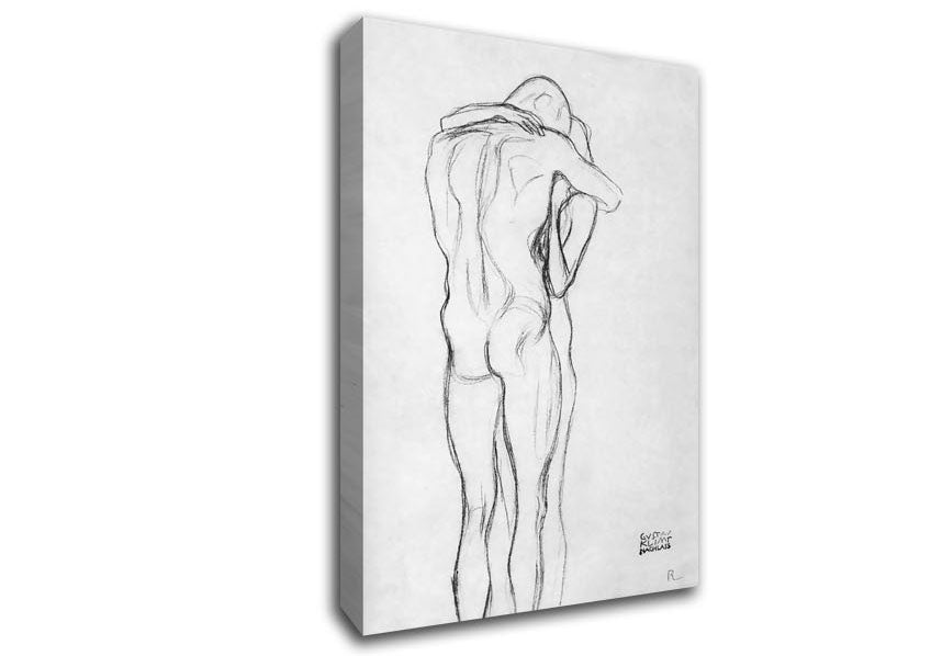 Klimt Embrace 2 Canvas Wall Art