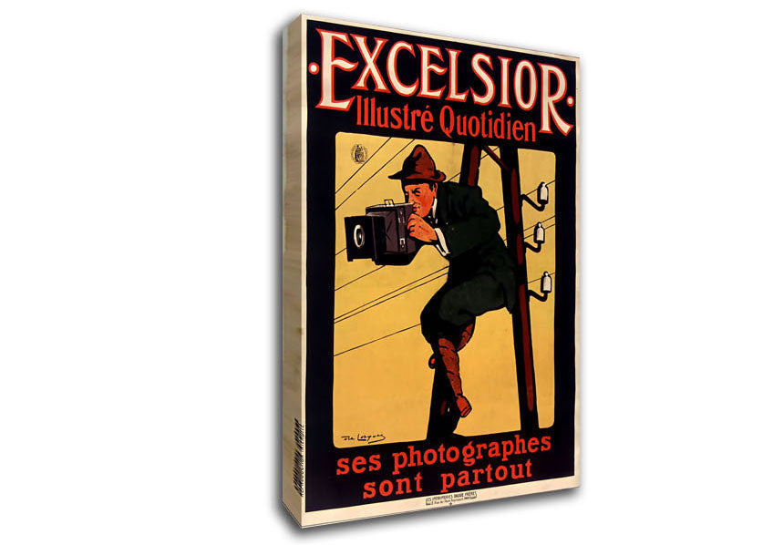 Excelsior Affiche Canvas Wall Art
