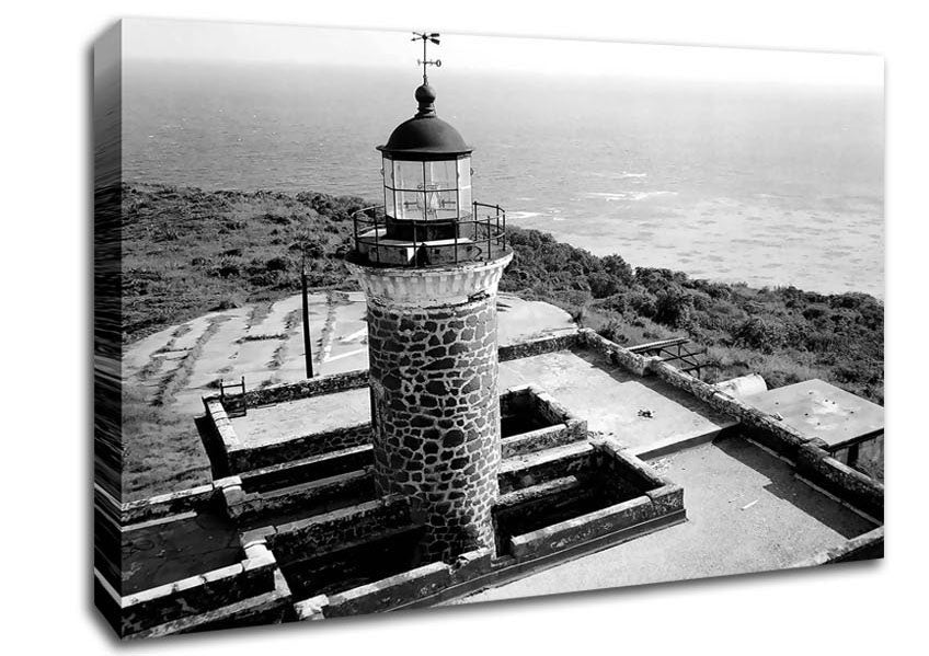 Ansel Adams Faro Isla De Culebritas 2 Canvas Wall Art