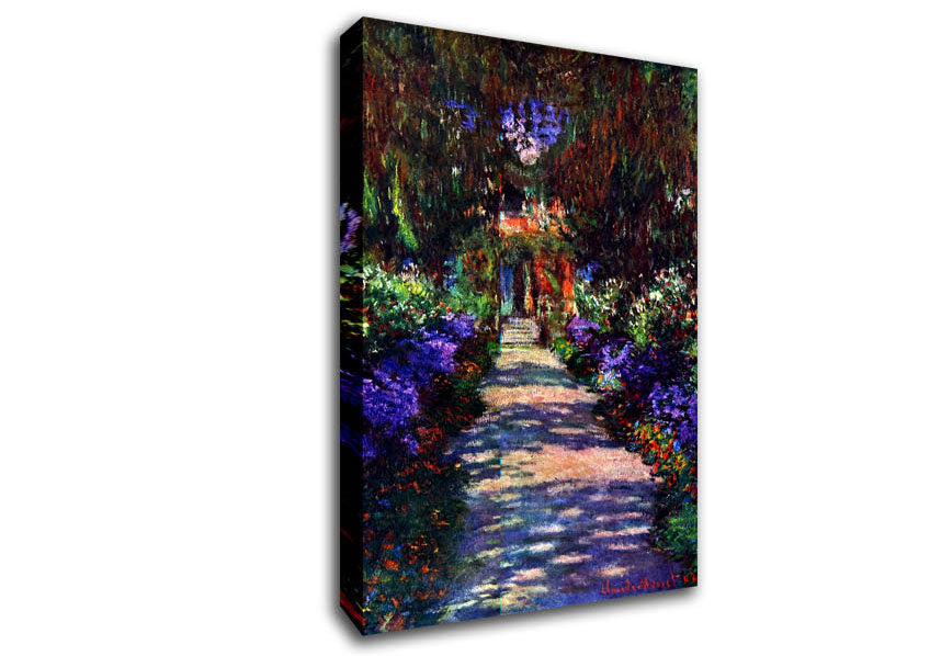 Monet Garden At Giverny 2 Canvas Wall Art