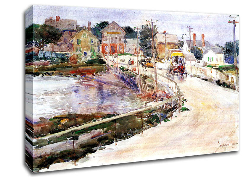 Hassam In Gloucester Canvas Wall Art