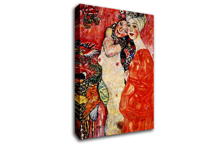 Klimt Girlfriends Canvas Wall Art