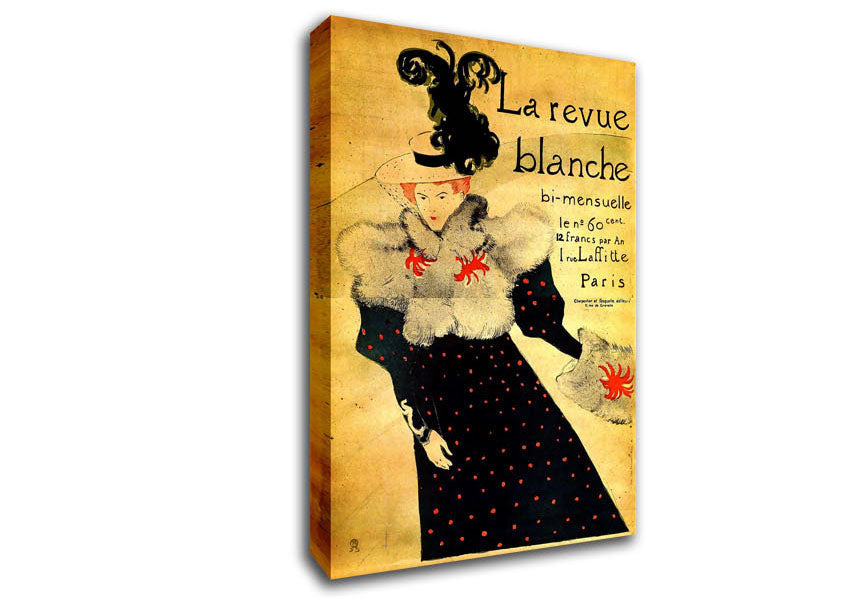 Toulouse Lautrec La Reveu Blanche Canvas Wall Art