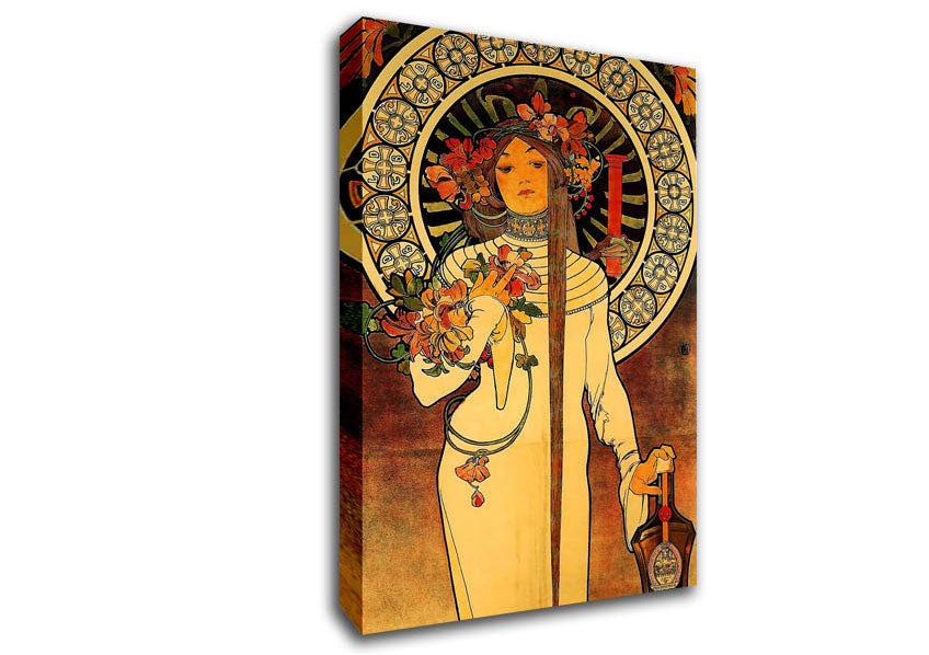 Alphonse Mucha La Trappistine Canvas Wall Art