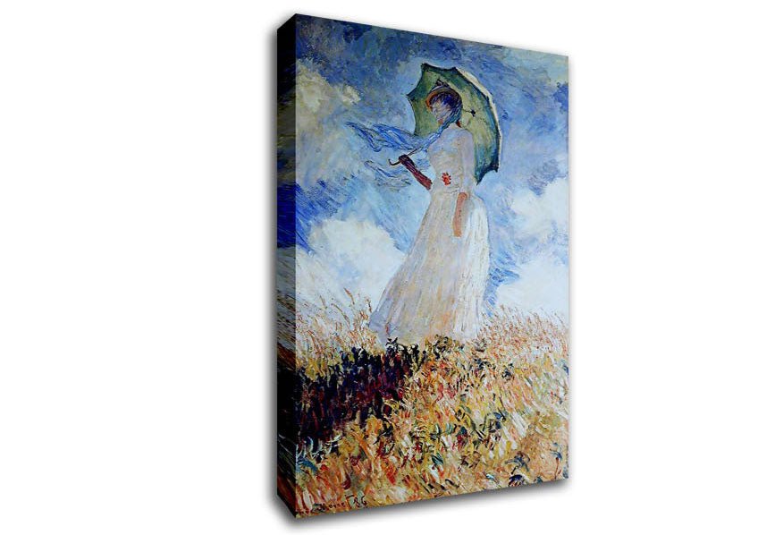 Monet Madame Monet Umbrella Canvas Wall Art
