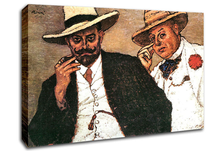 Joseph Rippl-Ronai Lajos Und Odon Canvas Wall Art