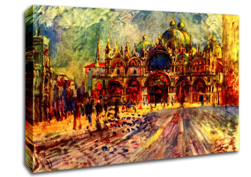 Renoir Marcus Place In Venice Canvas Wall Art