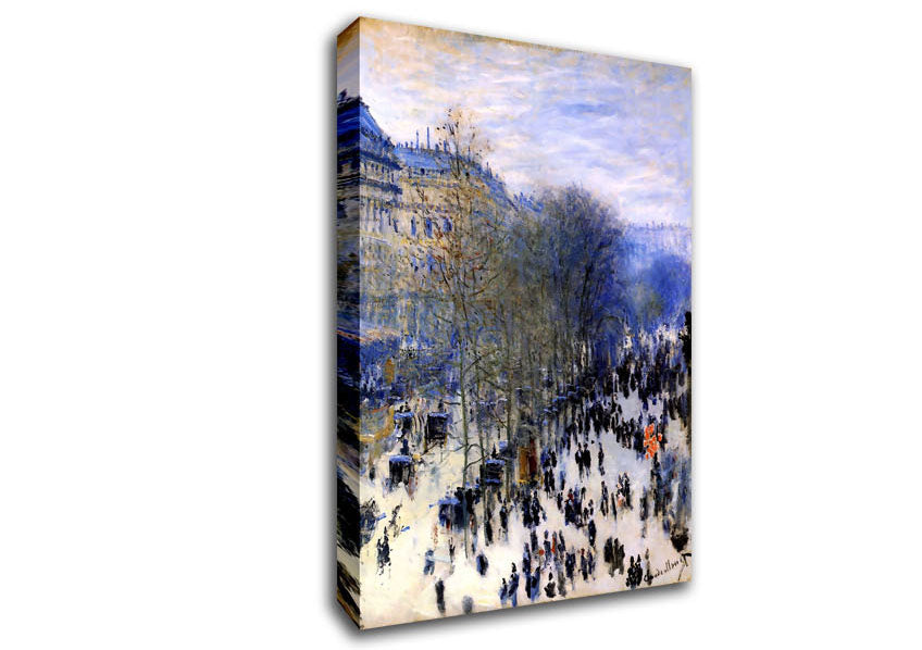 Monet Boulevard Des Capucines Canvas Wall Art