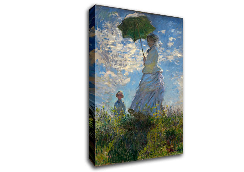 Monet Madame Monet And Her Son Canvas Wall Art