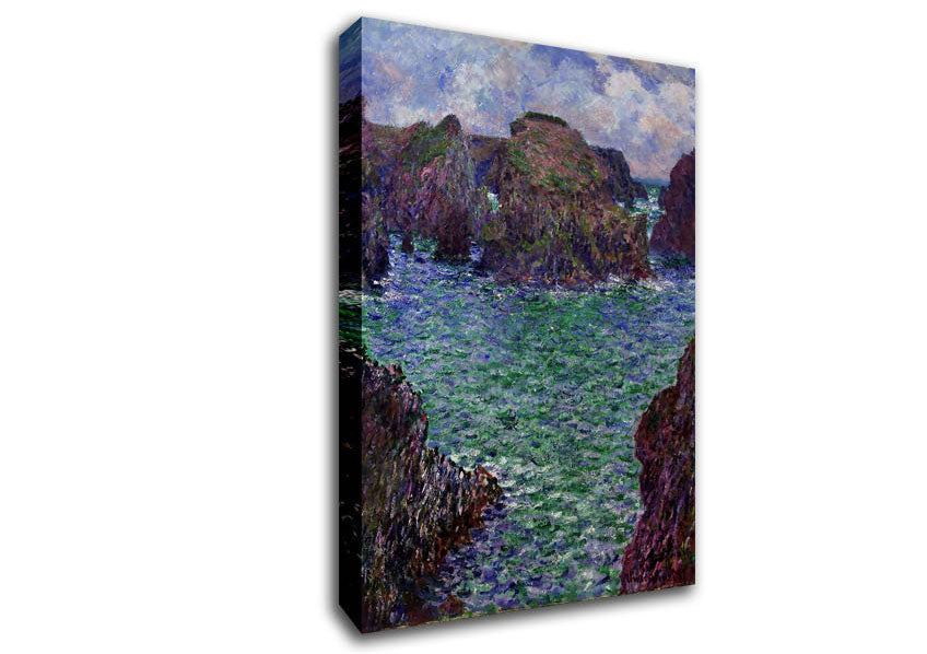 Monet Port-Goulphar Canvas Wall Art