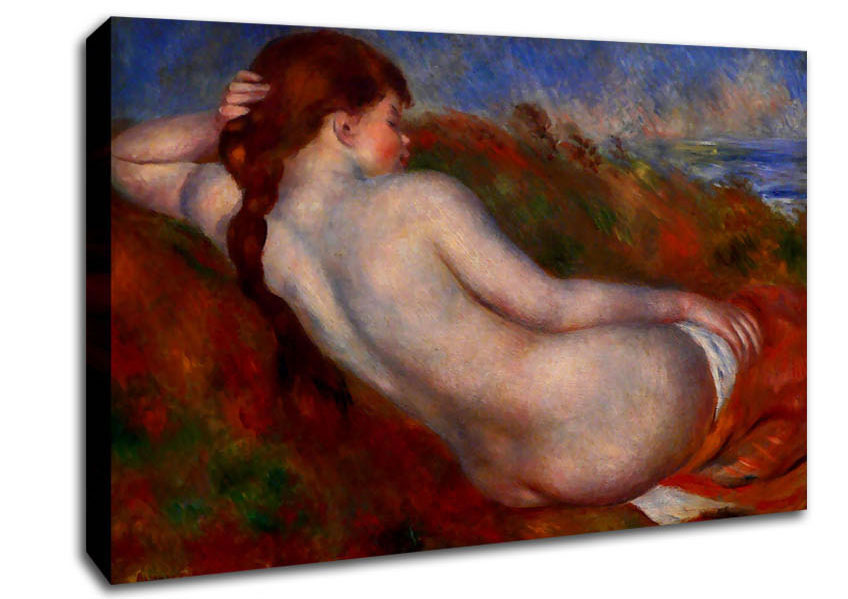 Renoir Reclining Nude Canvas Wall Art