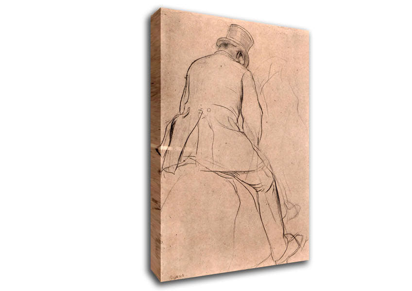 Degas Rider Canvas Wall Art