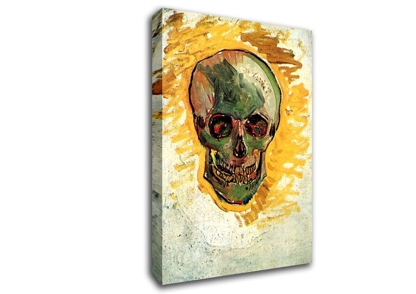 Van Gogh Skull Canvas Wall Art