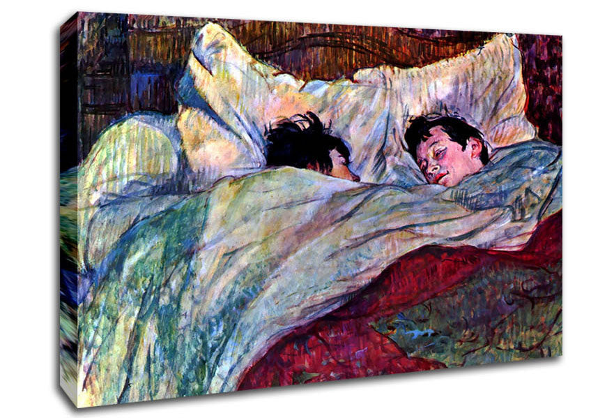 Toulouse Lautrec Sleeping Canvas Wall Art