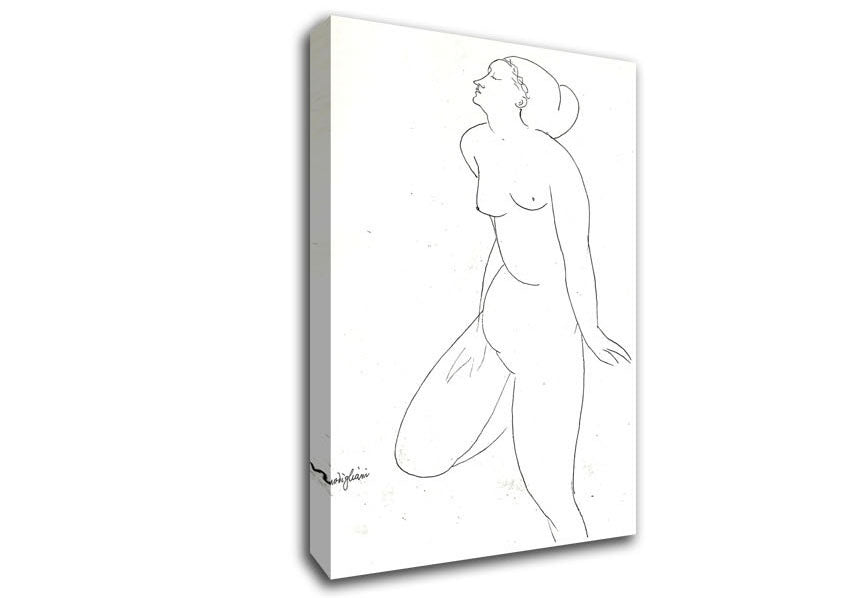 Modigliani Standing Nude 2 Canvas Wall Art