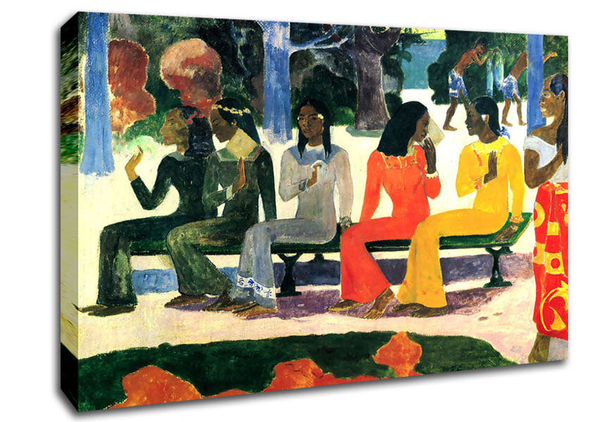 Gauguin Ta Matete Canvas Wall Art