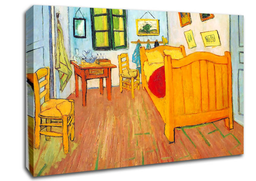 Van Gogh The Bedroom In Arles. Saint-Remy Canvas Wall Art