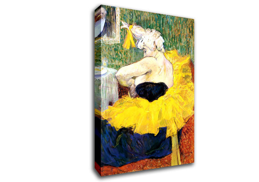 Toulouse Lautrec The Clowness Cha U Kao Canvas Wall Art
