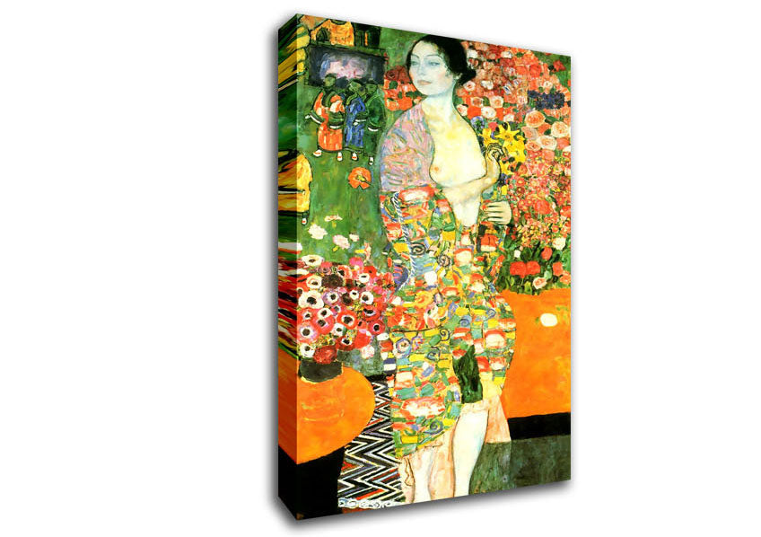 Klimt The Dancer Canvas Wall Art