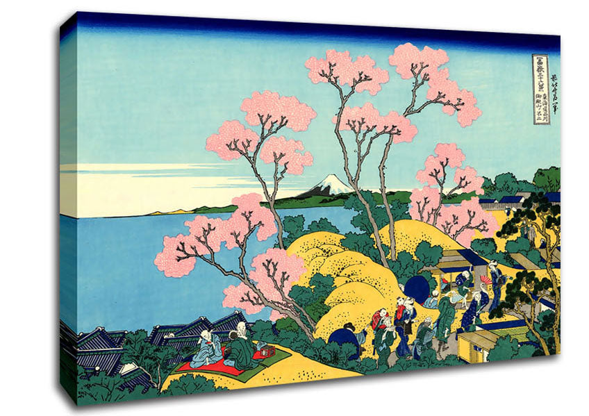 Hokusai The Fuji From Gotenyama Canvas Wall Art