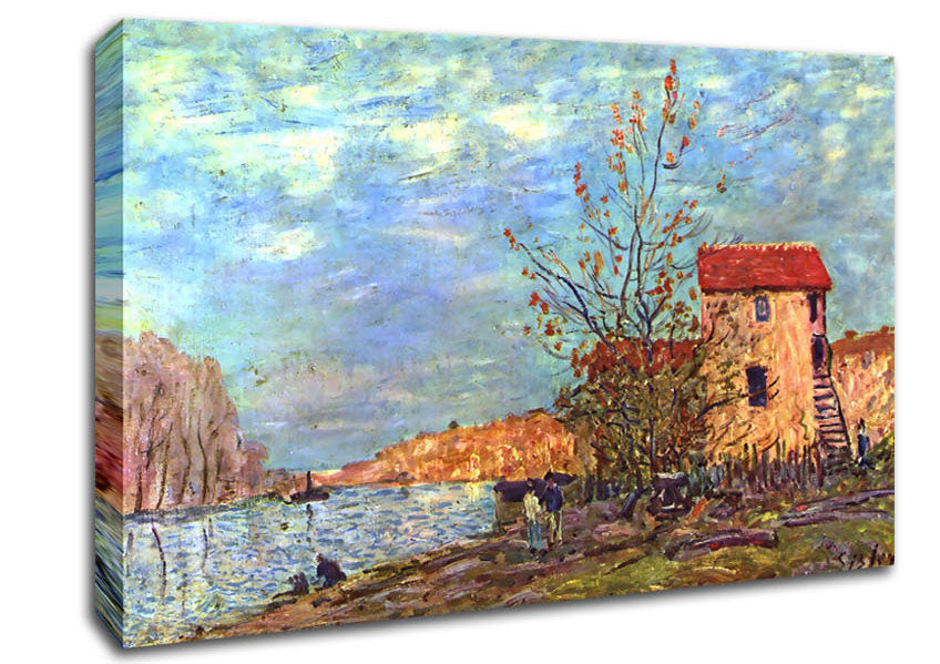 Sisley The Loing By Moret Canvas Wall Art