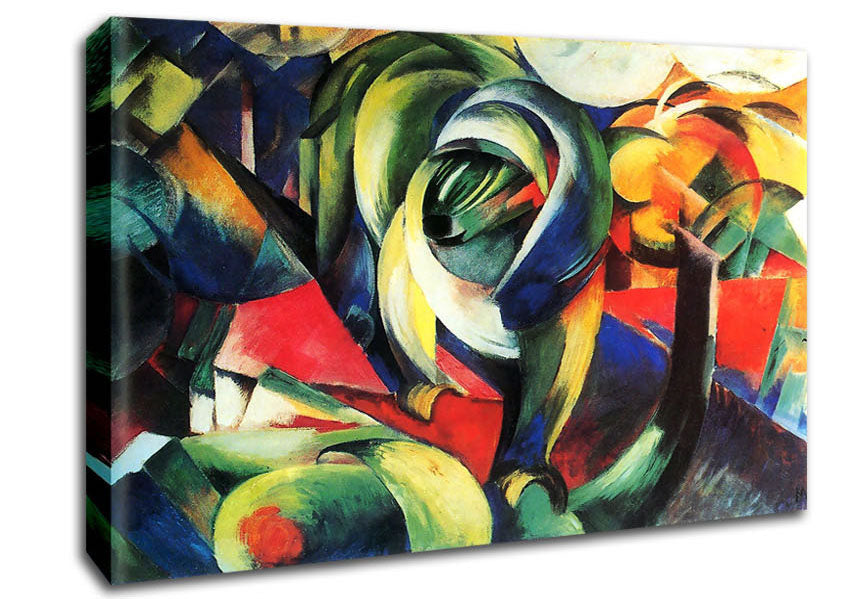 Franz Marc The Mandrill Canvas Wall Art