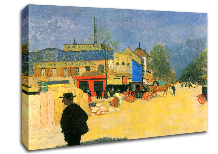 Felix Vallotton The Place Clichy In Paris Canvas Wall Art