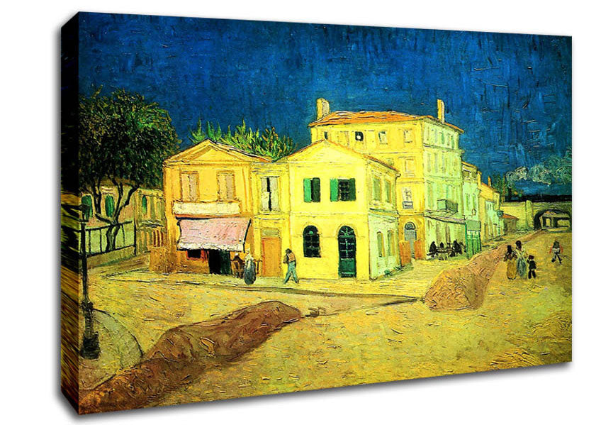 Van Gogh The Yellow House Vincents House Canvas Wall Art