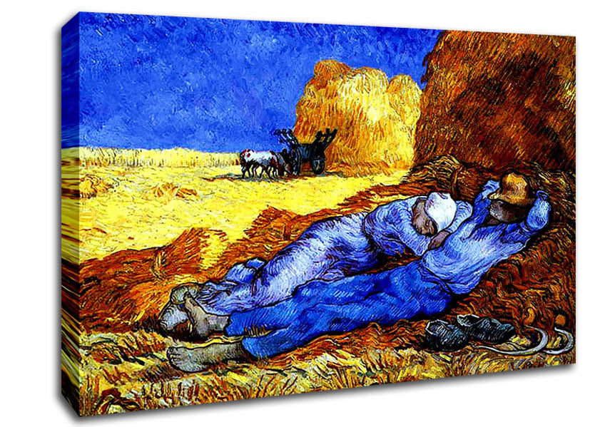Vincent Van Gogh Time Of Work Canvas Wall Art