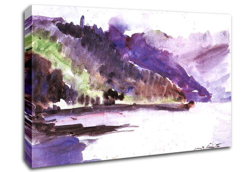 Lovis Corinth Walchensee 6 Canvas Wall Art