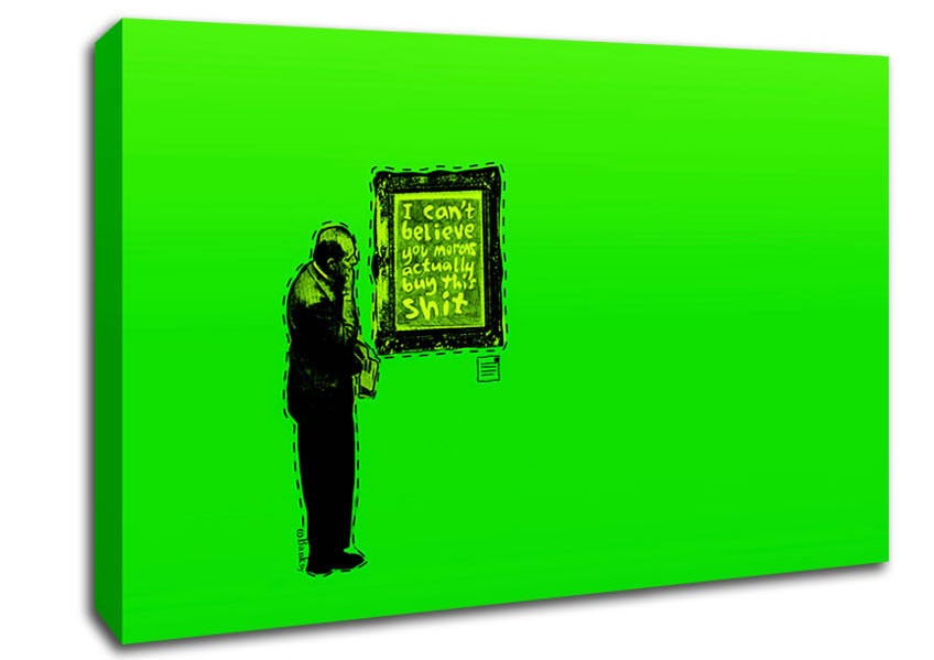 Art Auction Green Canvas Wall Art