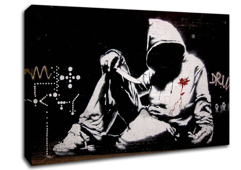 Knife Hoodies Canvas Wall Art