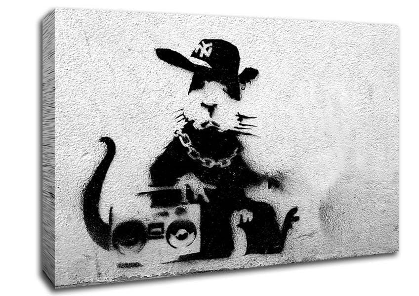 Rap Rat Canvas Wall Art