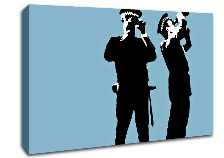 Searching Constables Blue Canvas Wall Art