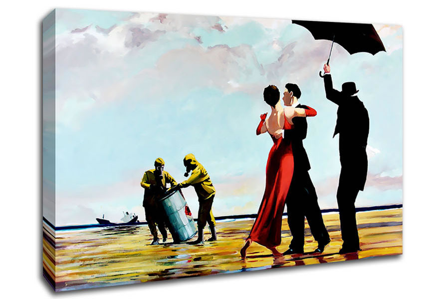 Toxic Waste Dance Canvas Wall Art