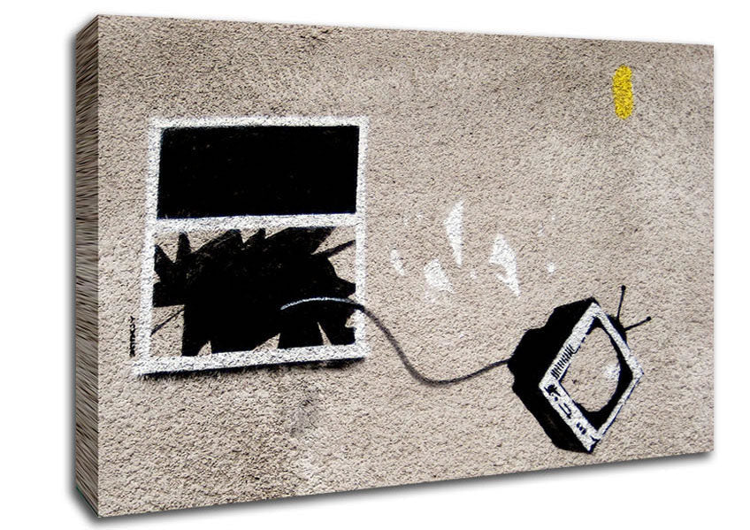 Tv Tantrum Canvas Wall Art