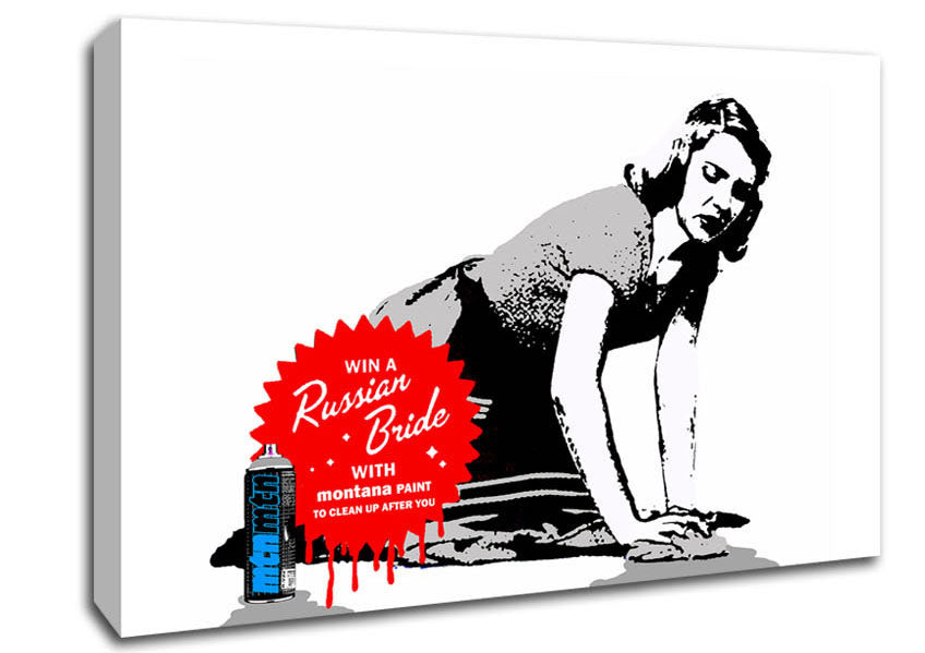Win A Russian Bride Canvas Wall Art