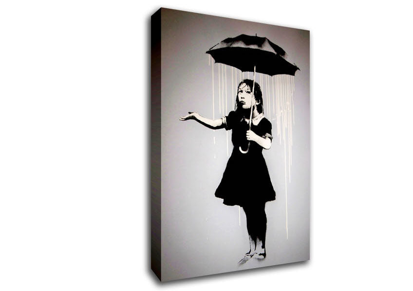 Liquid Rain Canvas Wall Art