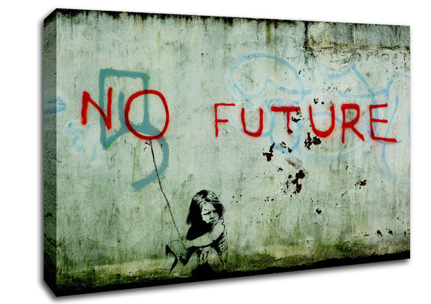 No Future Clean Canvas Wall Art