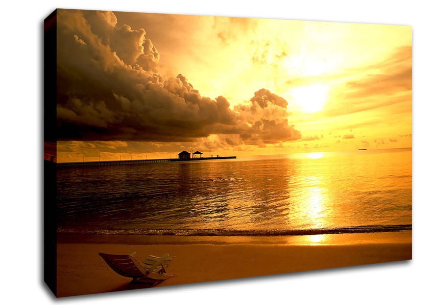 Every Night Is Paradise Canvas Wall Art