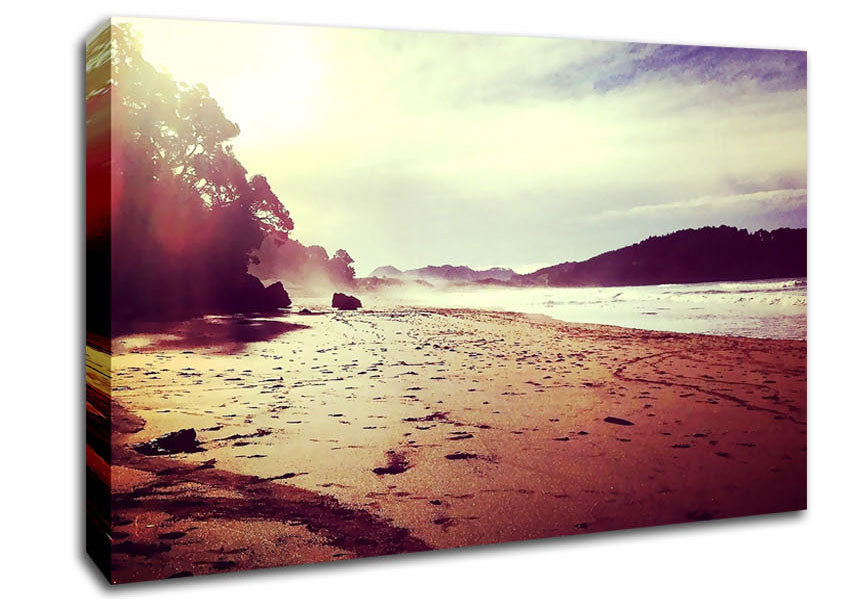 Mist From The Morning Rays Canvas Wall Art