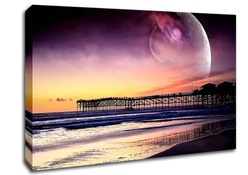 Fantasy Beach Canvas Wall Art