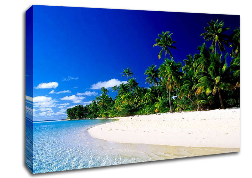 Paradise Island Getaway Canvas Wall Art