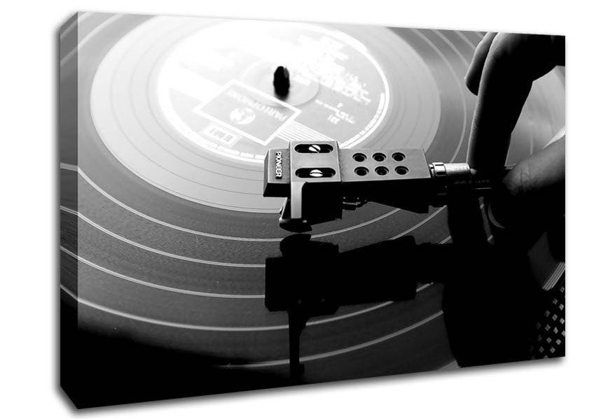 Dj Put Another Record On Canvas Wall Art