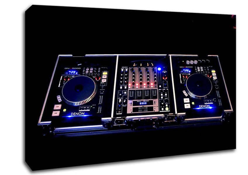 Dj Mix Canvas Wall Art